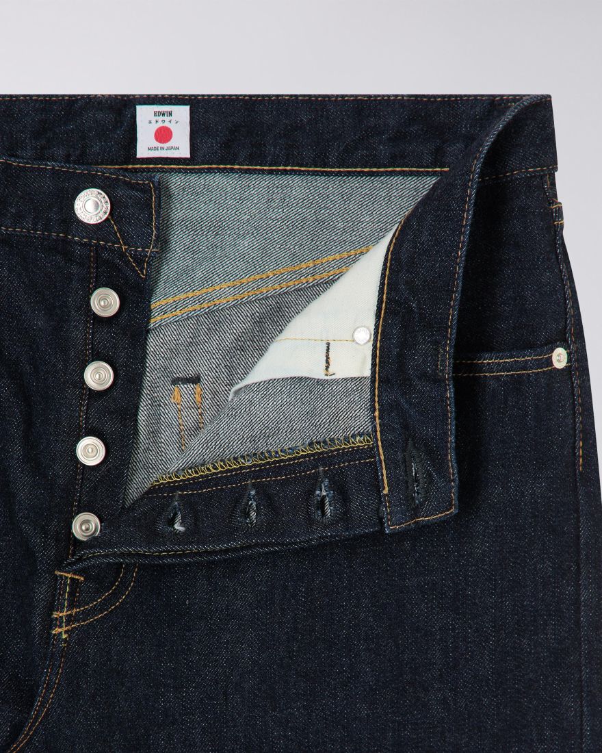 Gallabuxur - Wide Pant - Blue - Rinsed frá Edwin