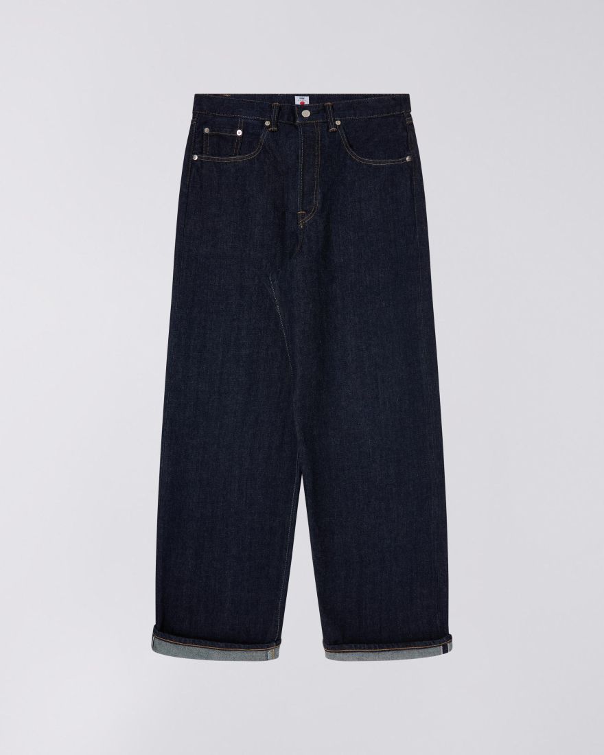 Gallabuxur - Wide Pant - Blue - Rinsed frá Edwin