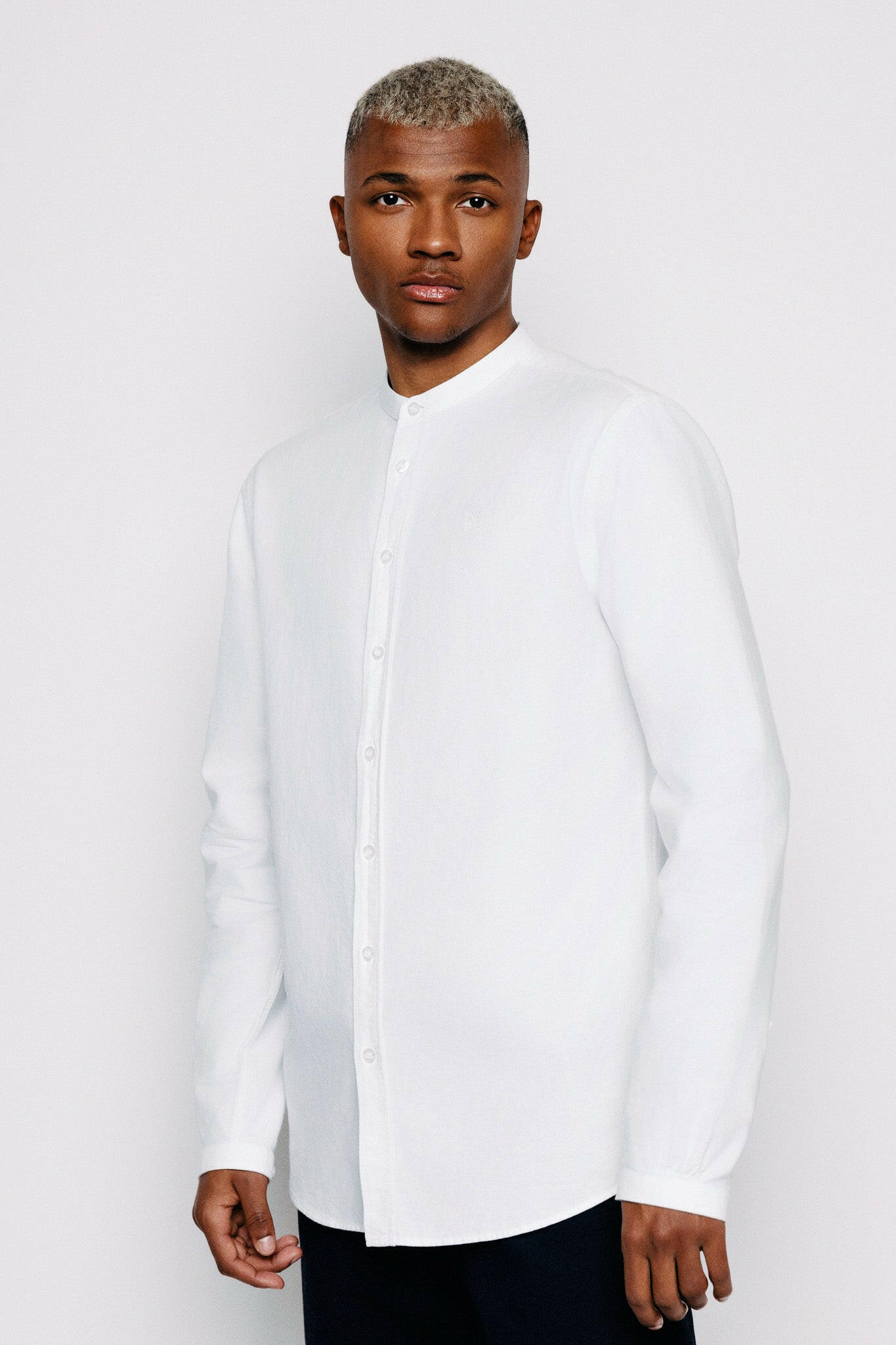 Módelmynd. Skyrta - Erik - White Oxford frá Thomsen Reykjavík