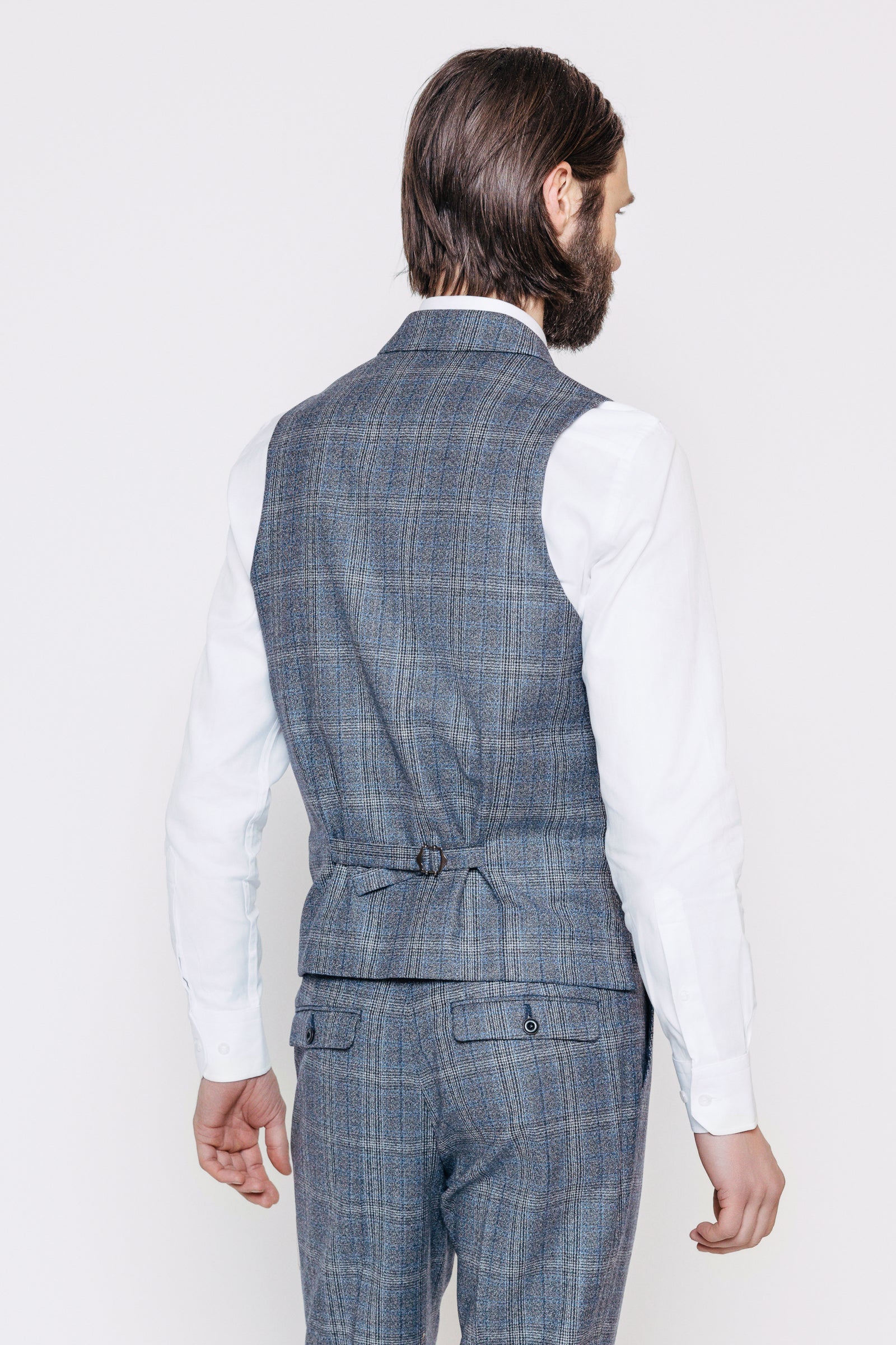 Vesti - Gestur - Navy Check frá Thomsen Reykjavík. Jakkaföt