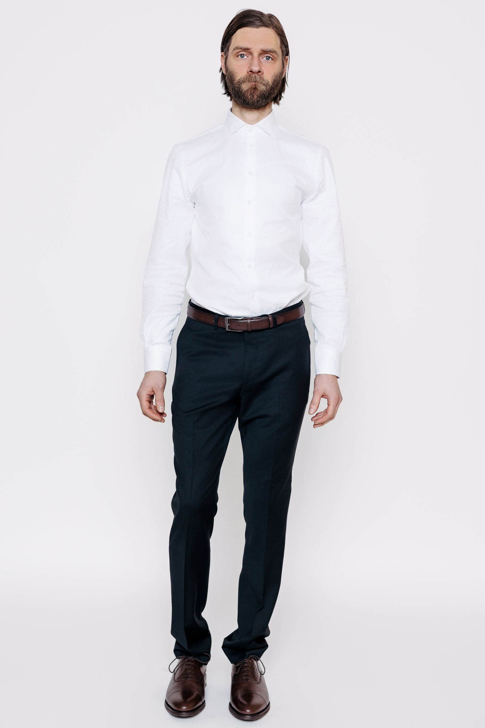 Módelmynd. Buxur - Jóhannes - Classic Black frá Thomsen Reykjavík. Jakkaföt