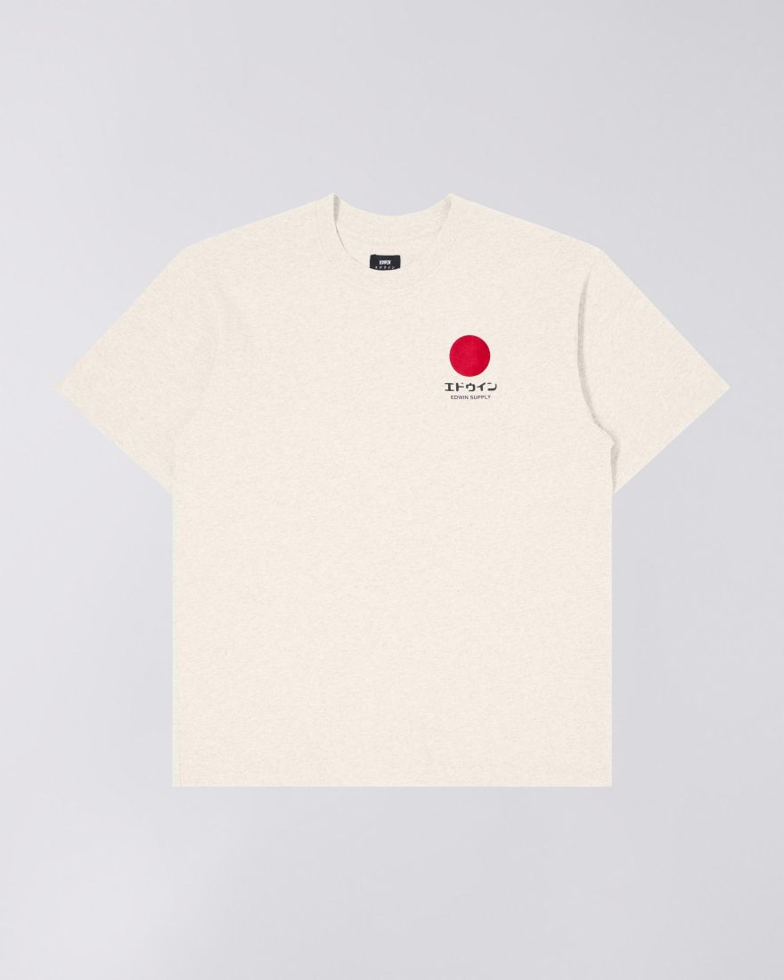 Bolur - Japanese Sun Supply T-Shirt - Whisper White frá Edwin