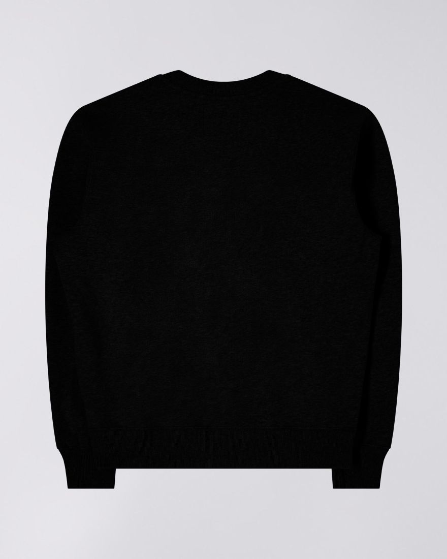 Peysa, bak - Japanese Sun Sweat - Black frá Edwin