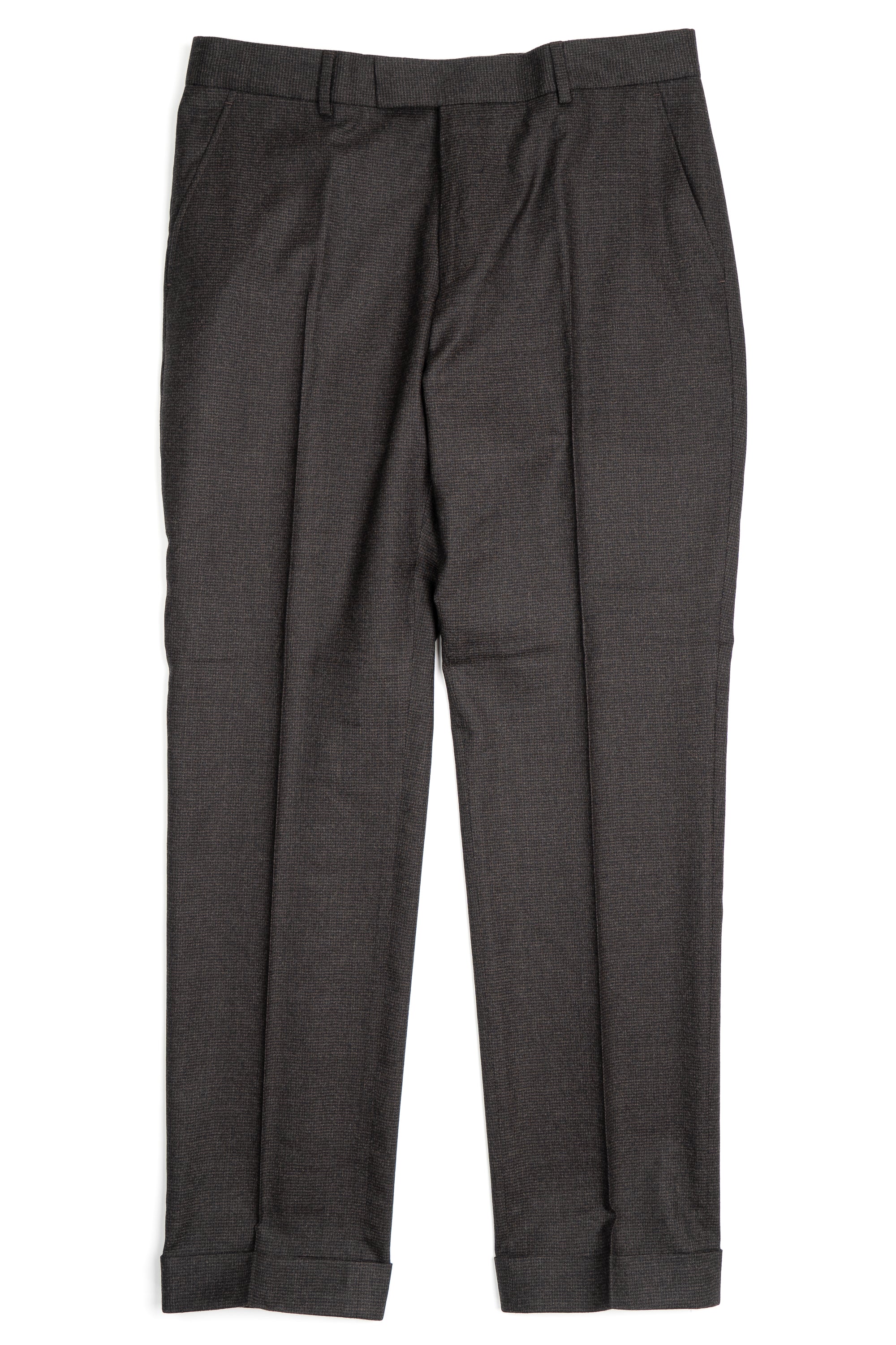 Framan á Buxur - Jon - Brown Mini Check frá Thomsen Reykjavík. Jakkaföt