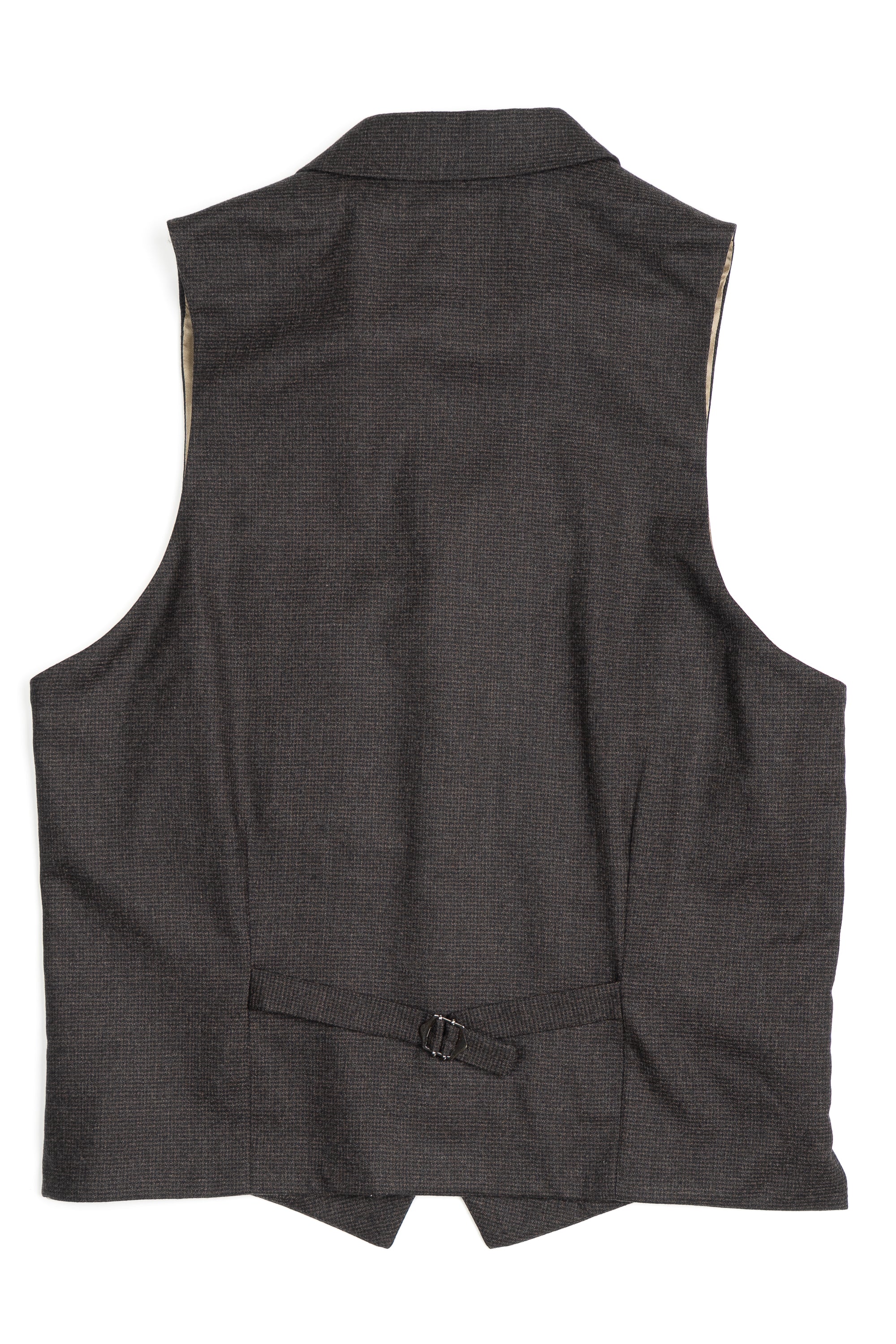 Bak á Vesti - Gestur - Brown Mini Check frá Thomsen Reykjavík. Jakkaföt