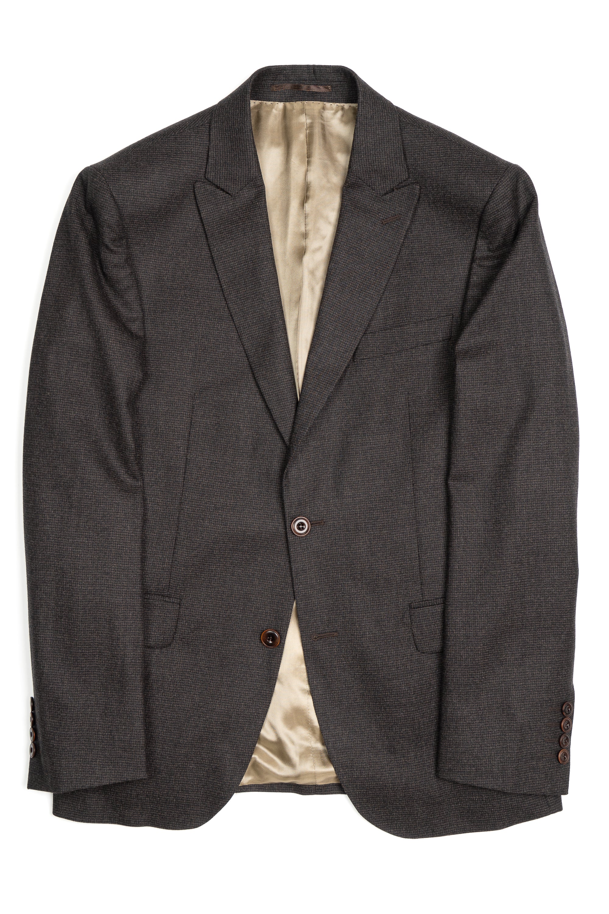 Jakki - Grímur - Brown Mini Check frá Thomsen Reykjavík. Jakkaföt