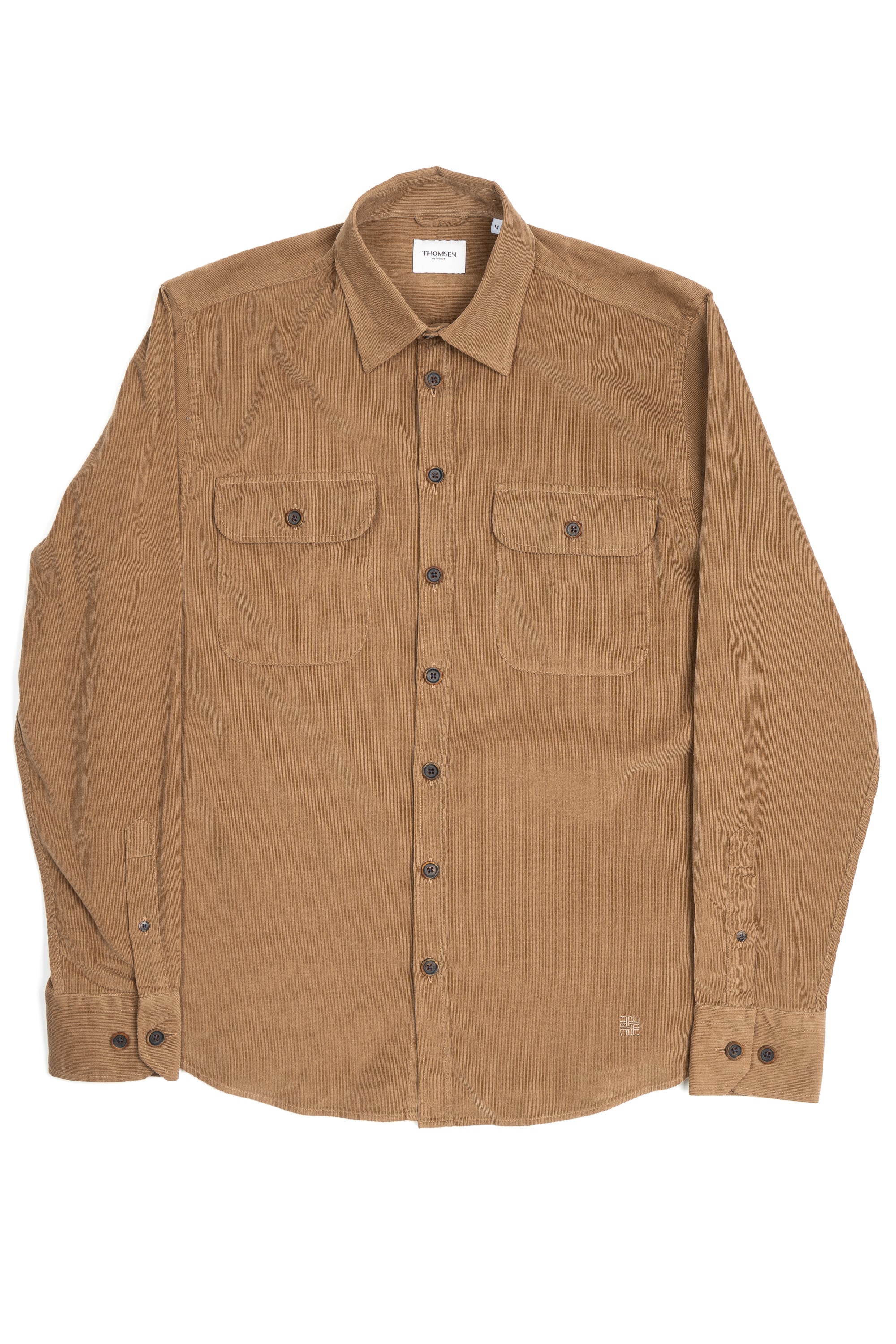 Skyrta - Emil - Brown Cord frá Thomsen Reykjavík