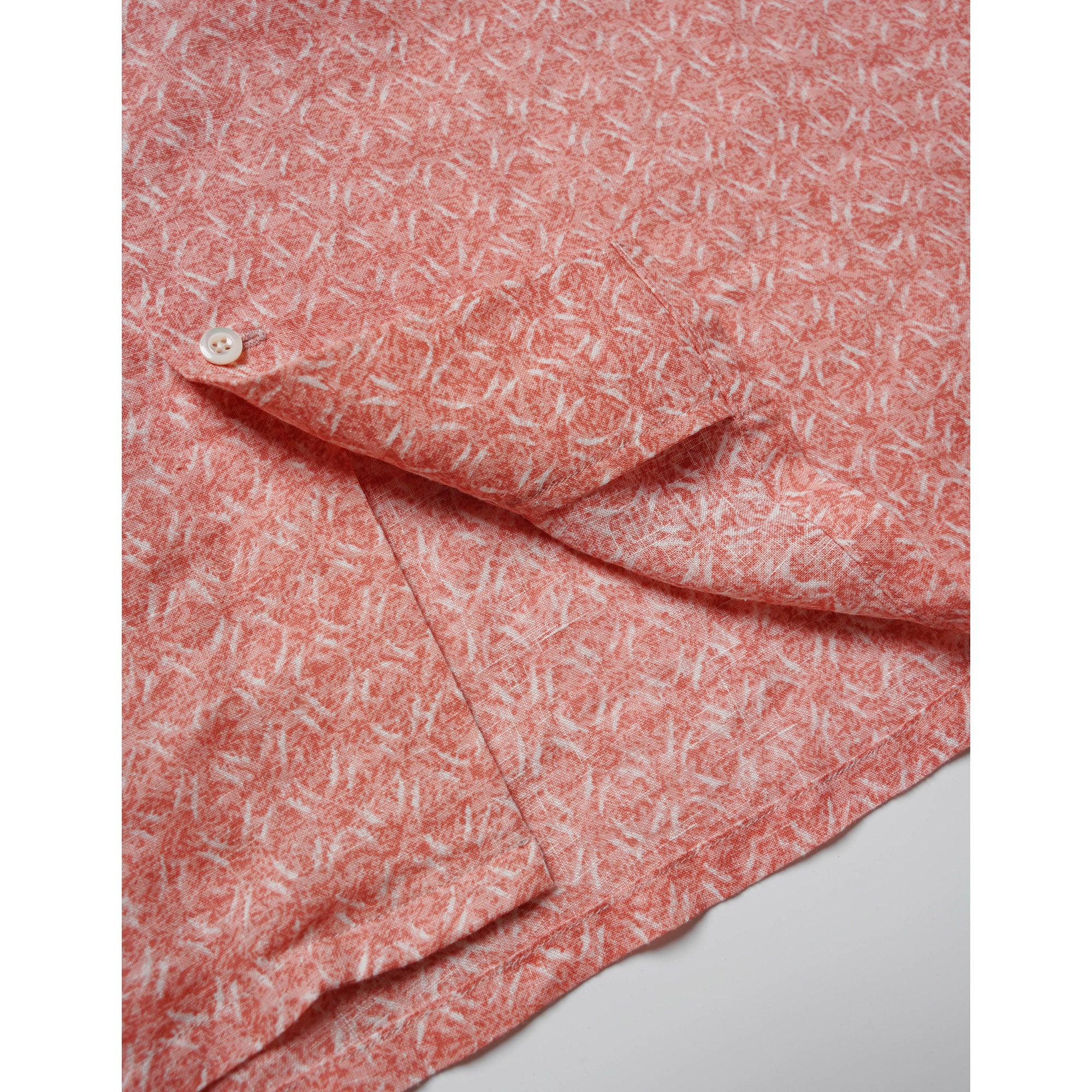 Stuttermaskyrta - Red Pattern