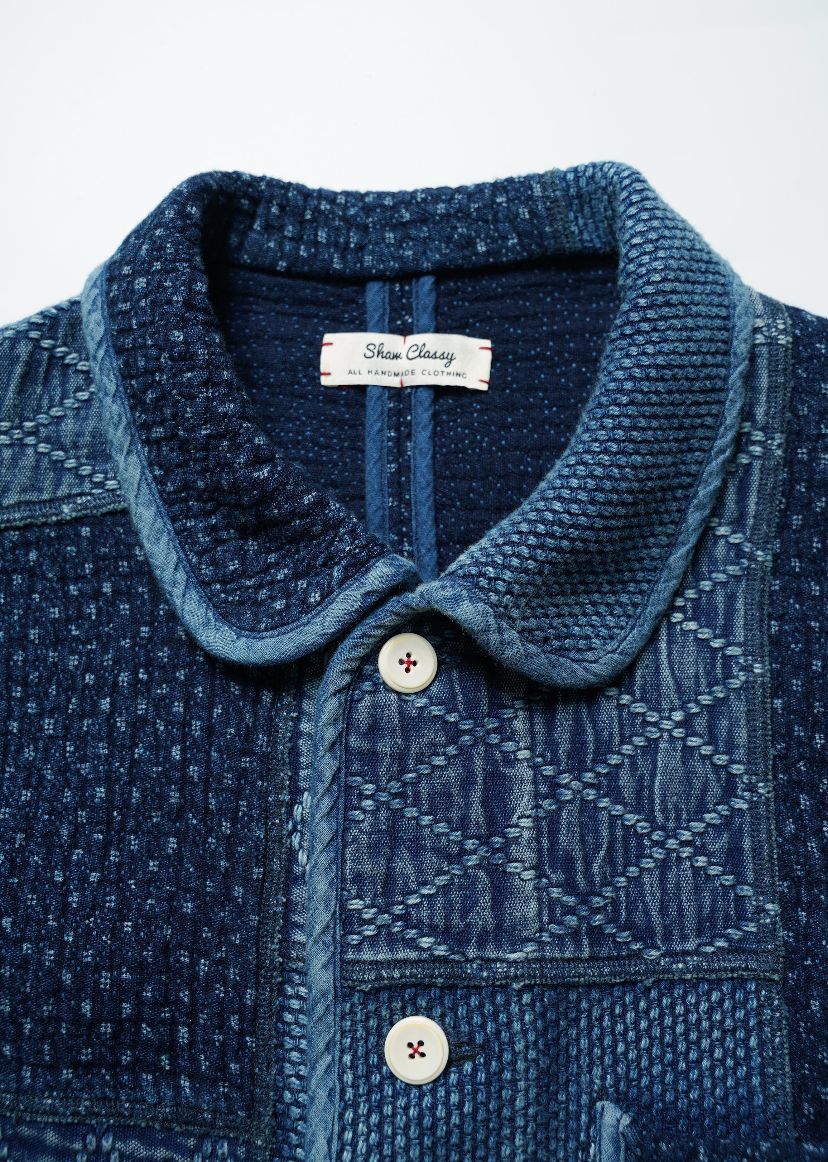 Jakki - Kendo Sashiko Patchwork - Indigo