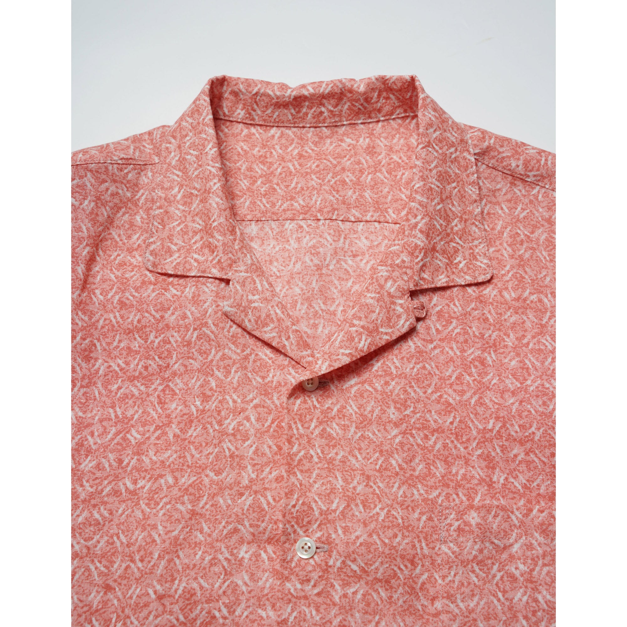 Stuttermaskyrta - Red Pattern
