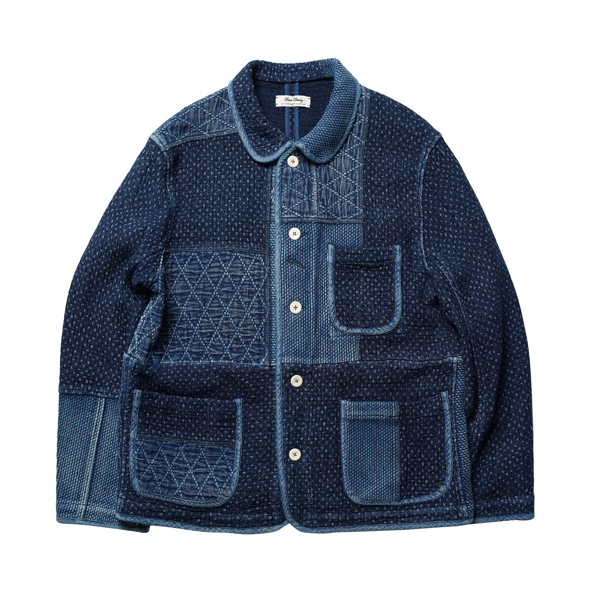 Jakki - Kendo Sashiko Patchwork - Indigo