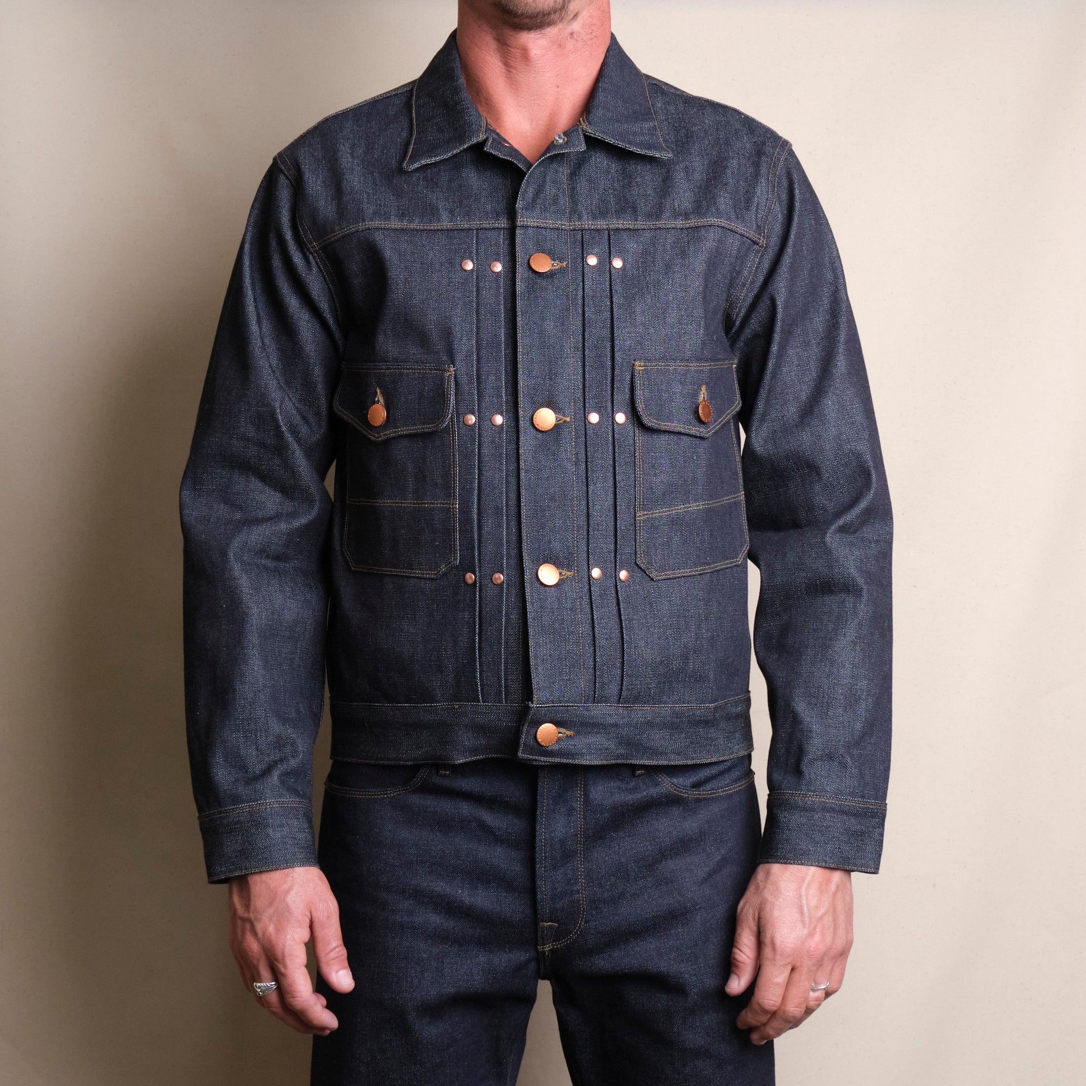 Gallajakki - RJ-3 - 14oz Broken Twill - Denim
