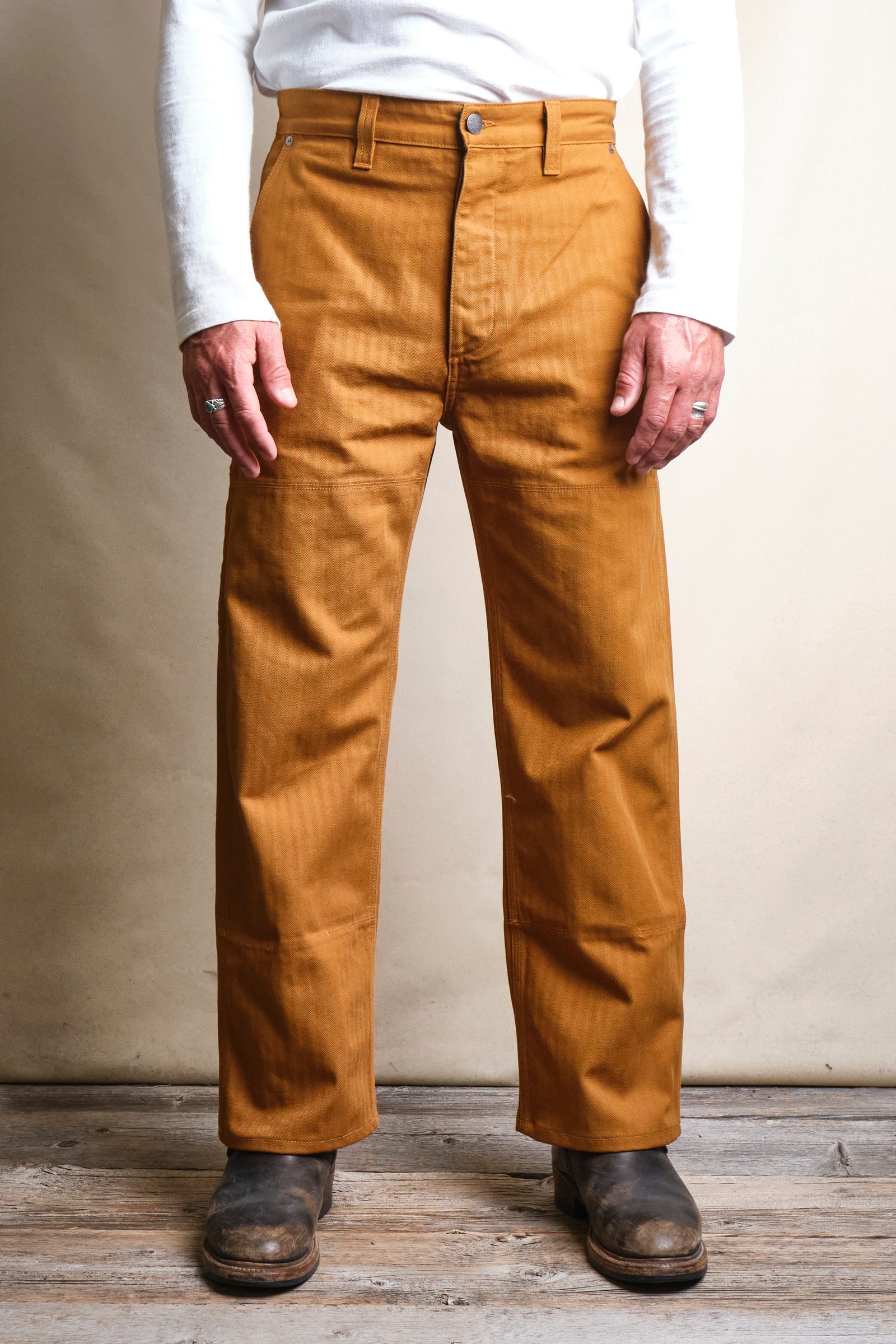 Buxur - Ortega 13oz Rust Herringbone