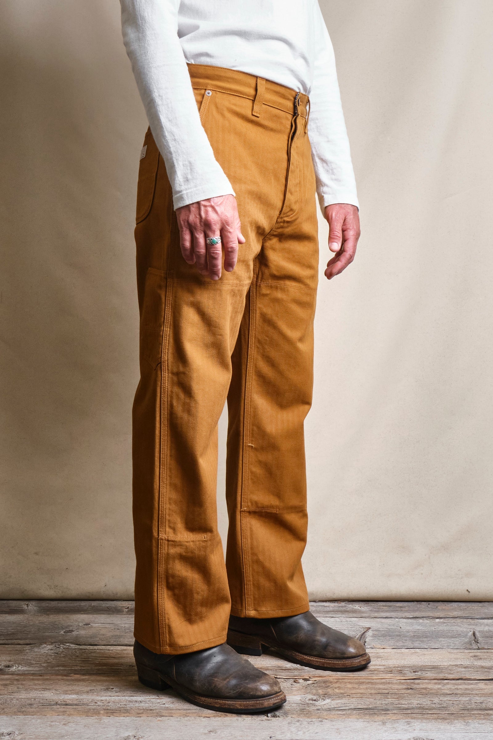 Buxur - Ortega 13oz Rust Herringbone