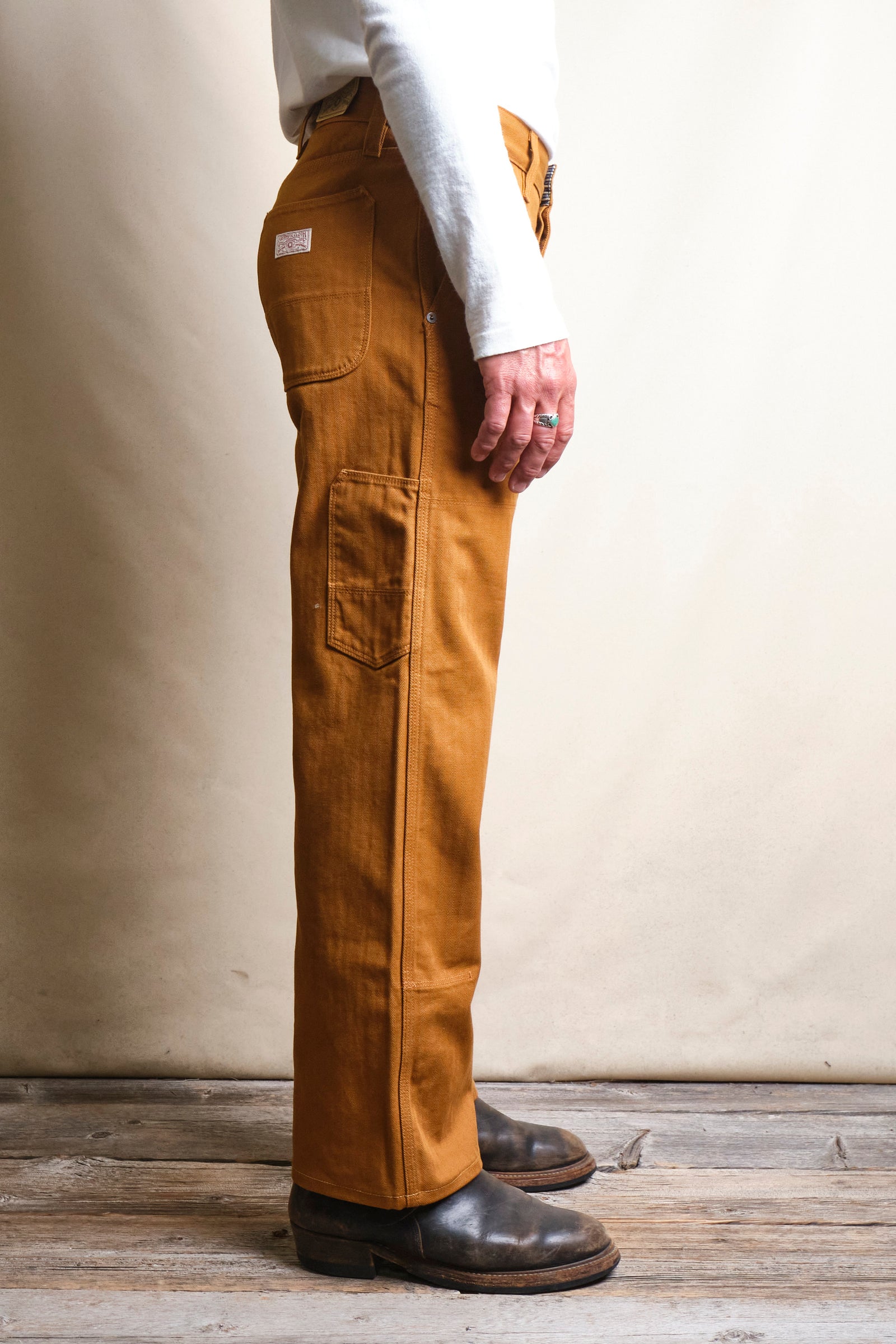 Buxur - Ortega 13oz Rust Herringbone