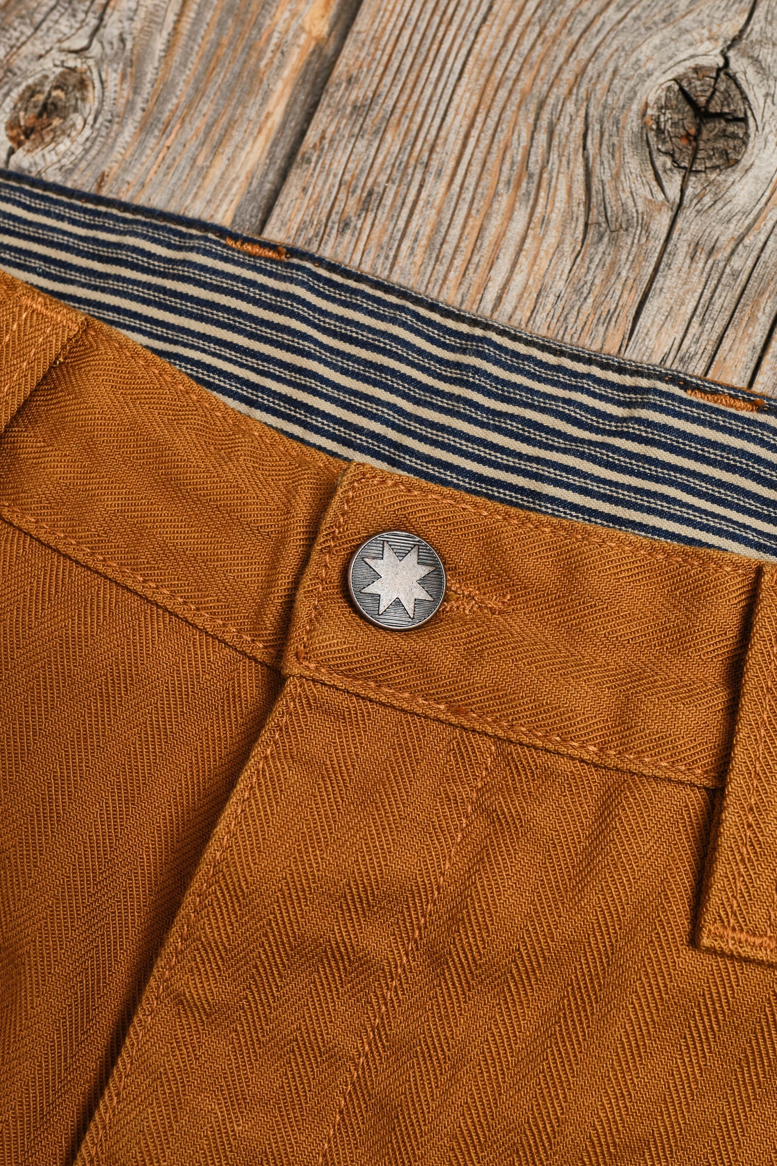 Buxur - Ortega 13oz Rust Herringbone