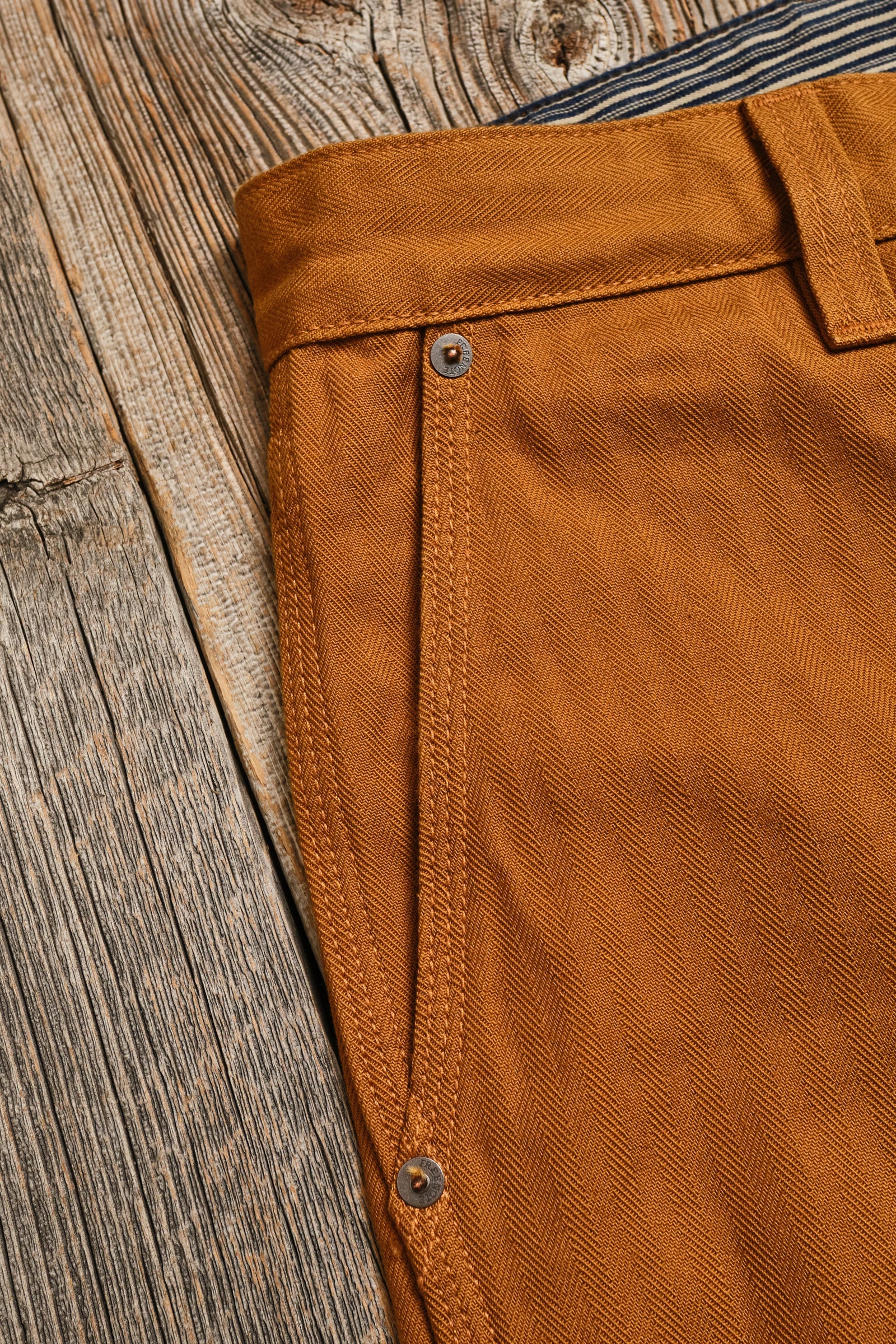 Buxur - Ortega 13oz Rust Herringbone