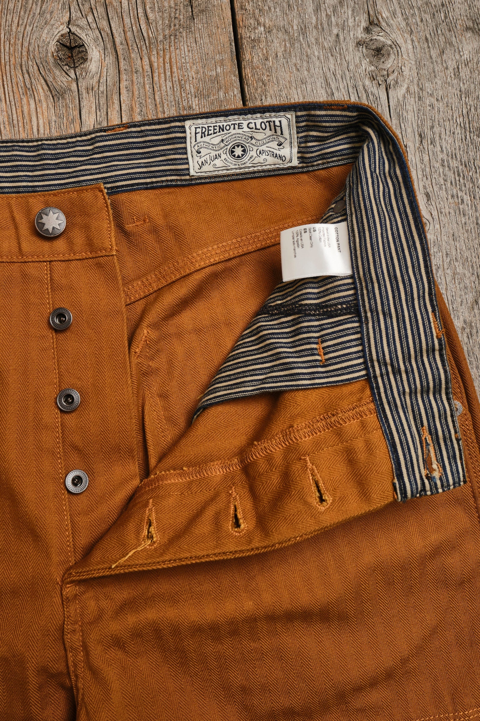 Buxur - Ortega 13oz Rust Herringbone
