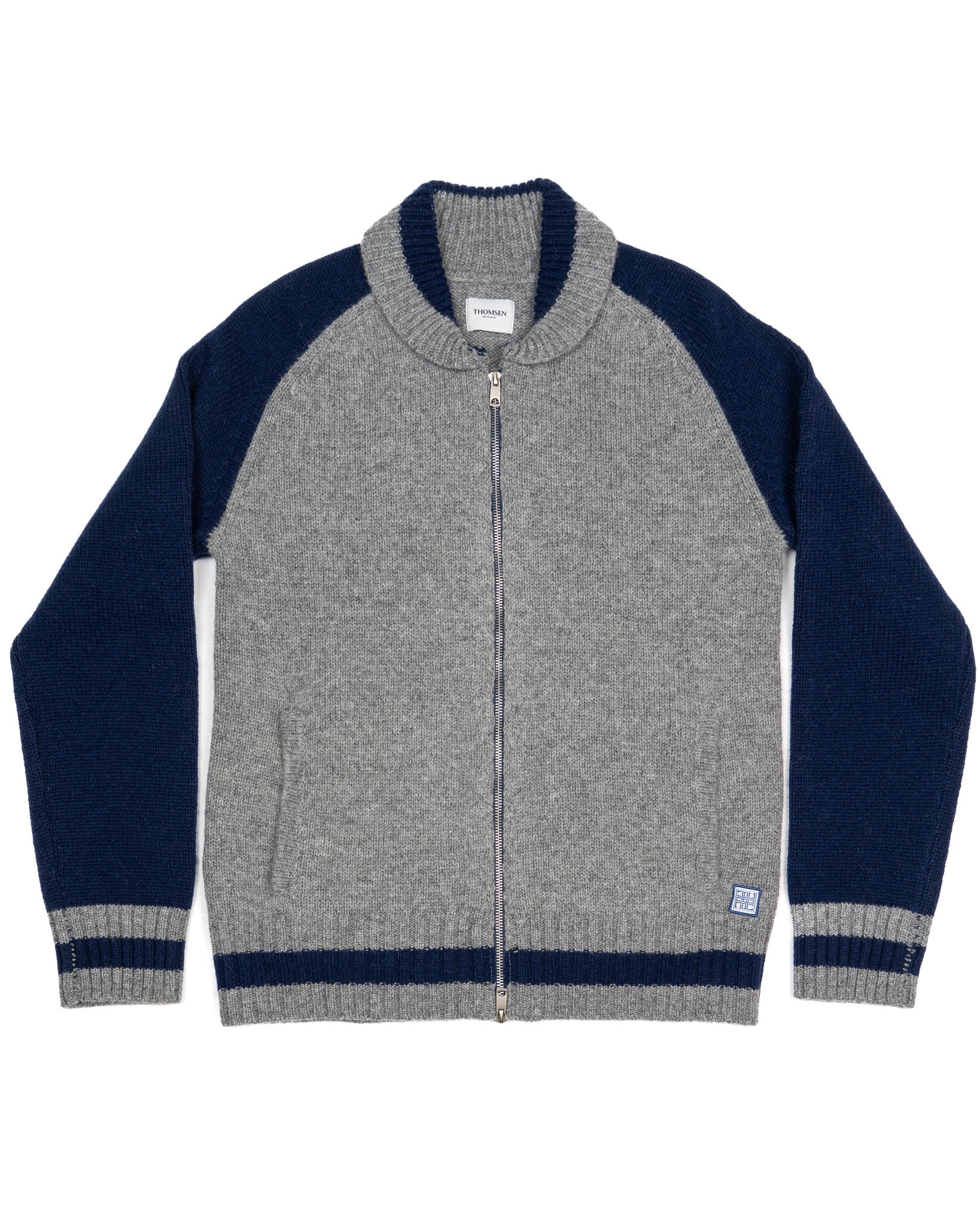 Thomsen Reykjavík - Peysa - Ulrik - Grey / Navy