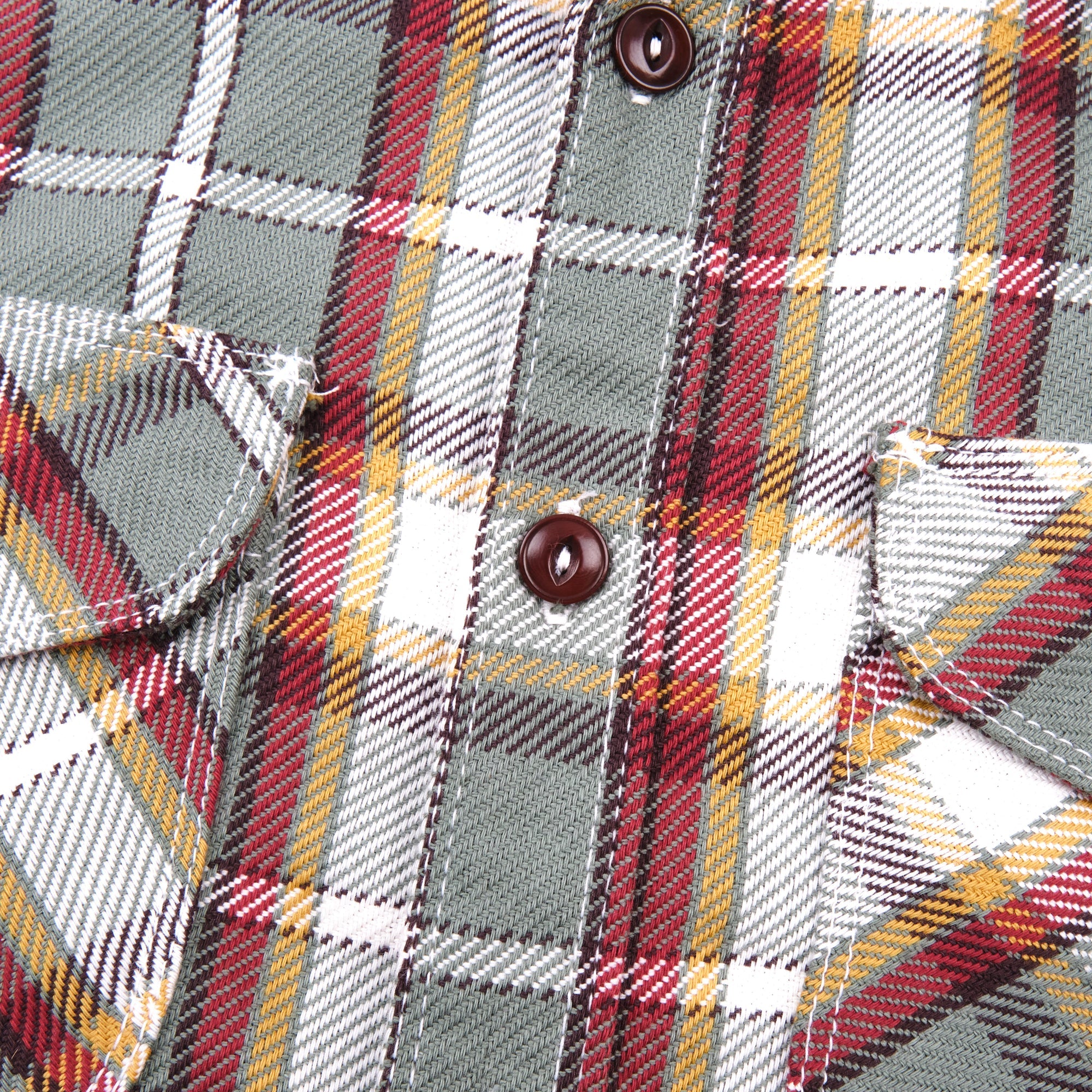 Skyrta - Wells - Aloe Green Plaid
