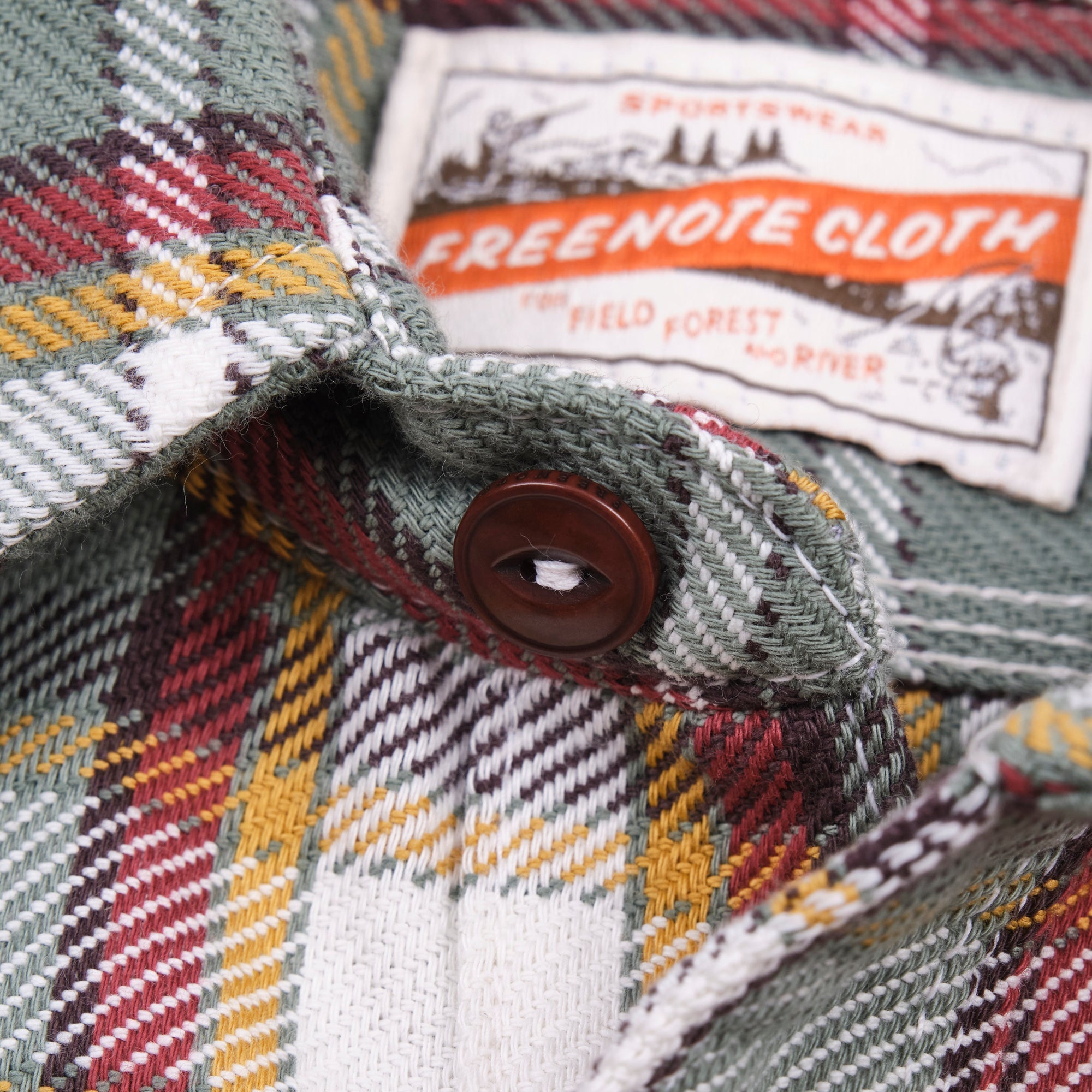 Skyrta - Wells - Aloe Green Plaid
