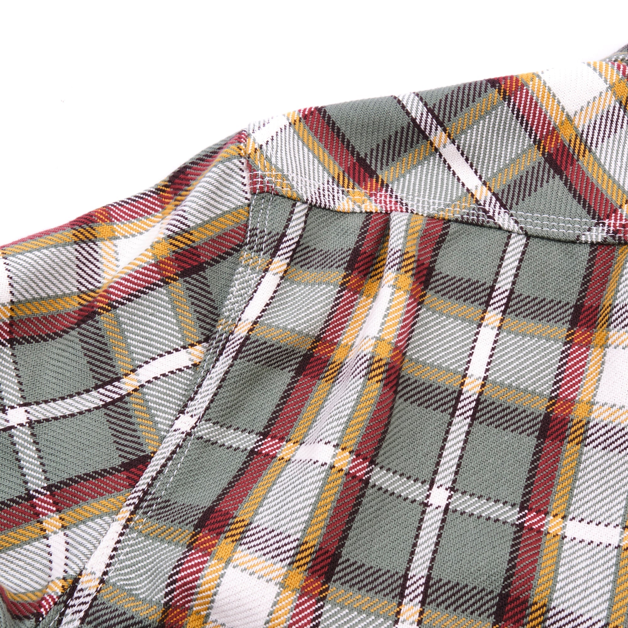 Skyrta - Wells - Aloe Green Plaid