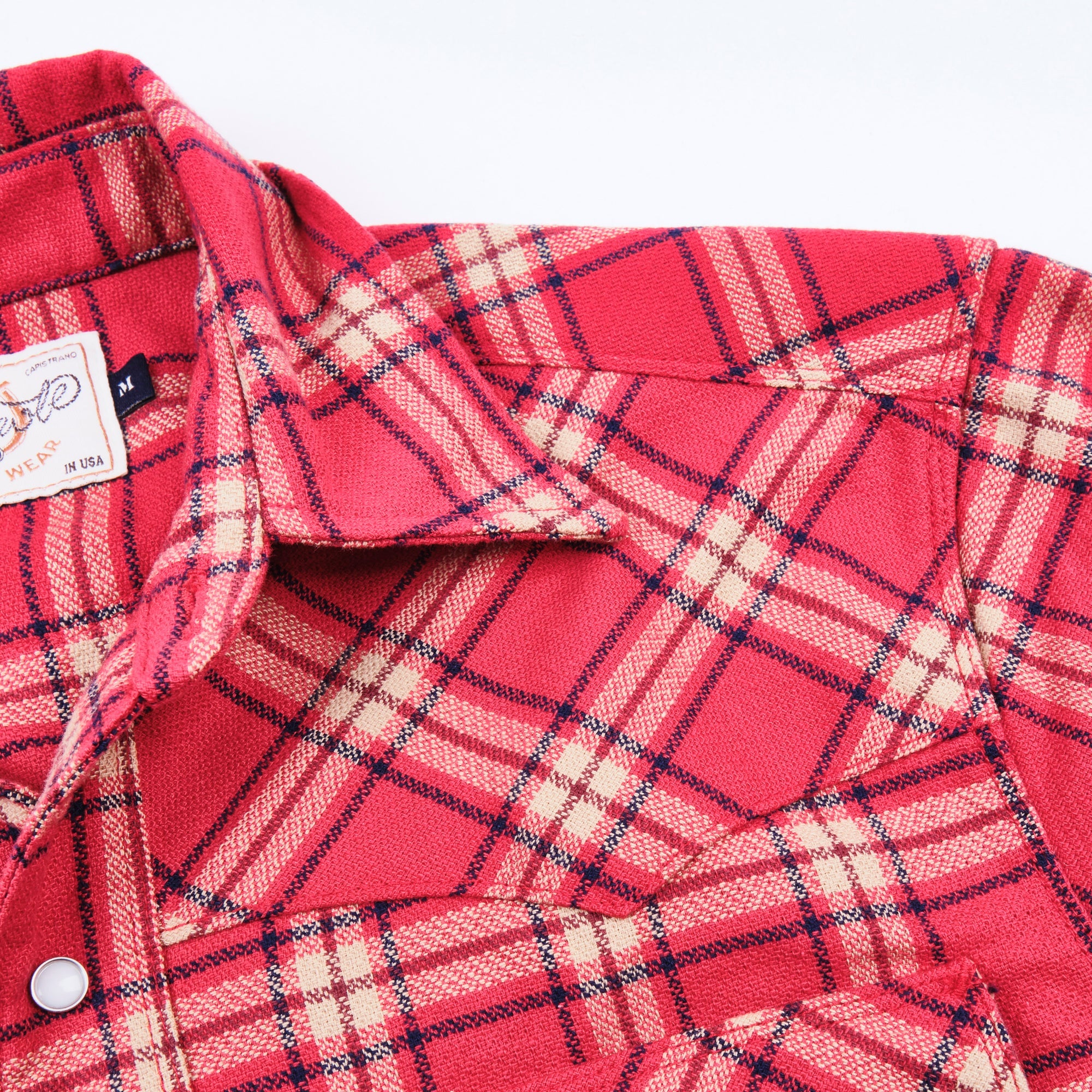 Skyrta - Western Scout - Red Plaid