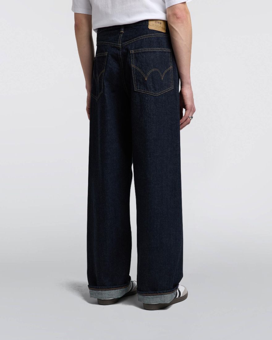 Gallabuxur - Wide Pant - Blue - Rinsed